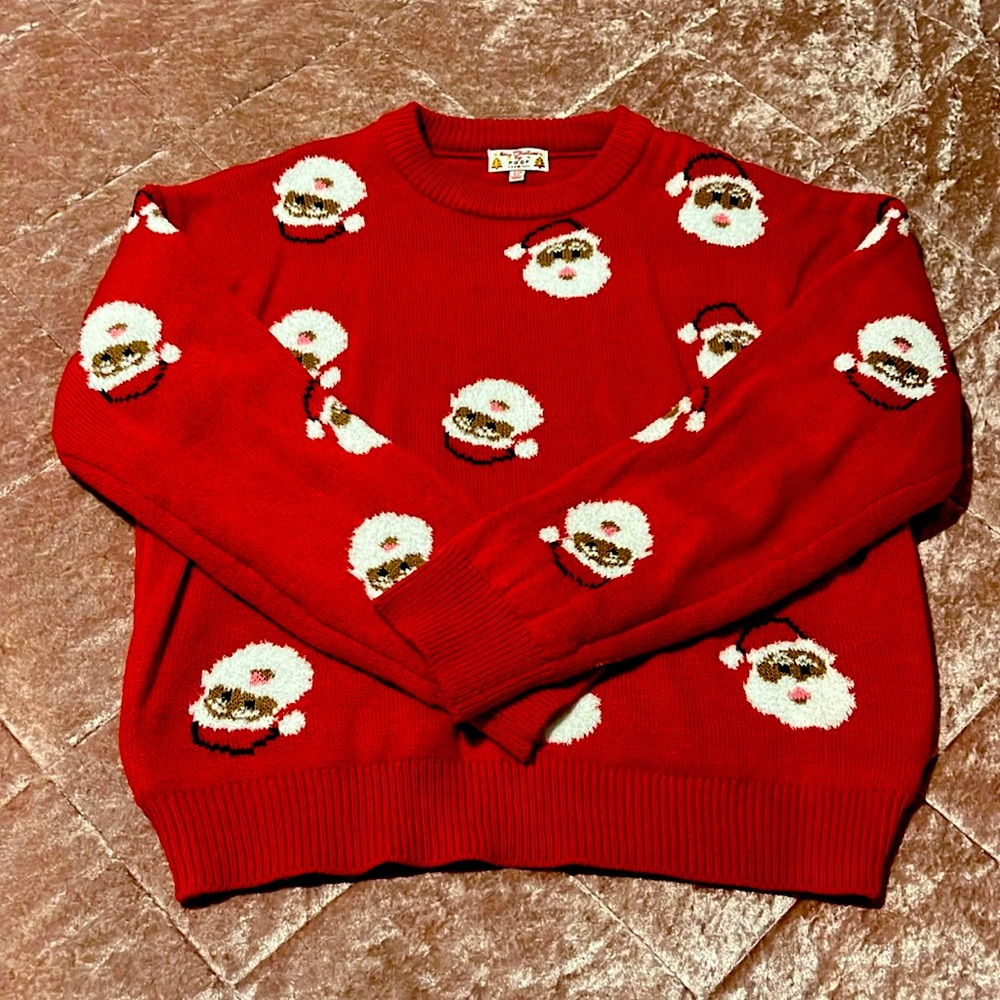 Ugly sweater woman